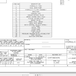 JCB Wheel Loader 433 5 CEV Stage V 2023 2025 Hydraulic Diagram (1)