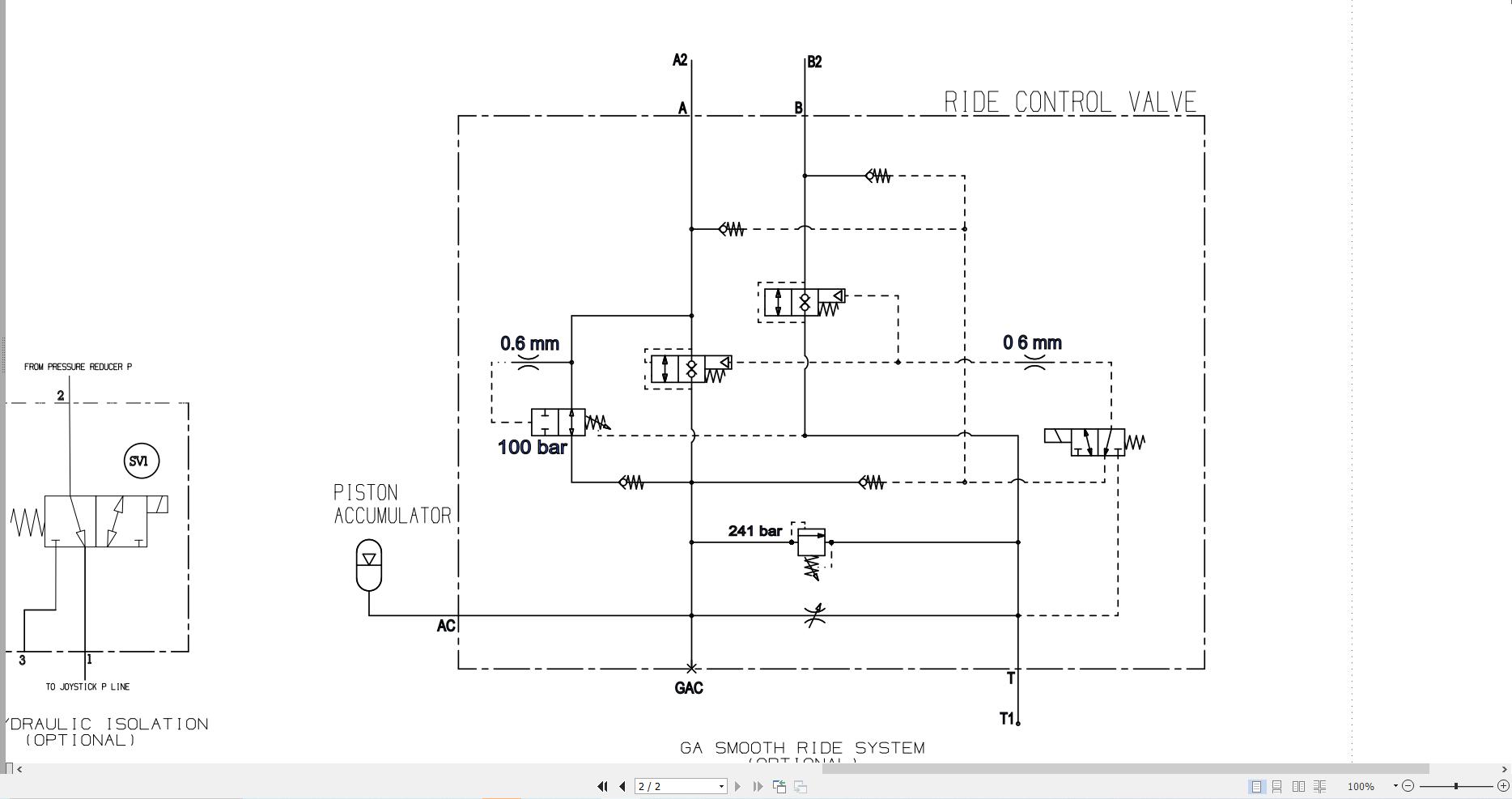 JCB Wheel Loader 433 5 CEV Stage V 2023 2025 Hydraulic Diagram (2)