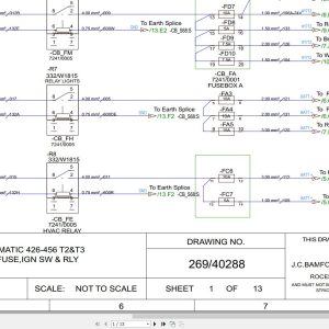 JCB Wheel Loader 434 T3 2006 2025 Electrical and Hydraulic Diagram (1)