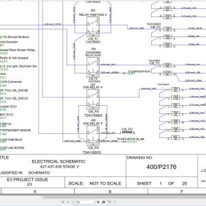 JCB Wheel Loader 435S STV 2019 2025 Electrical and Hydraulic Diagram (1)