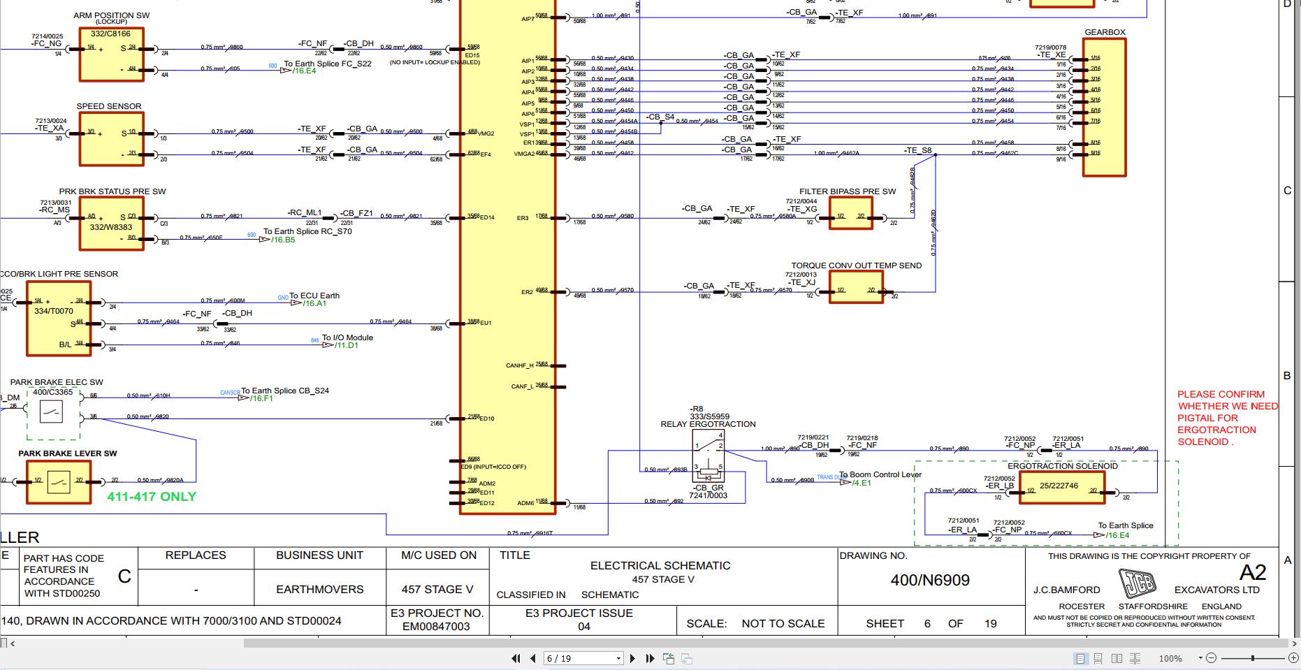 JCB Wheel Loader 437HT STV 2019 2025 Electrical and Hydraulic Diagram (1)