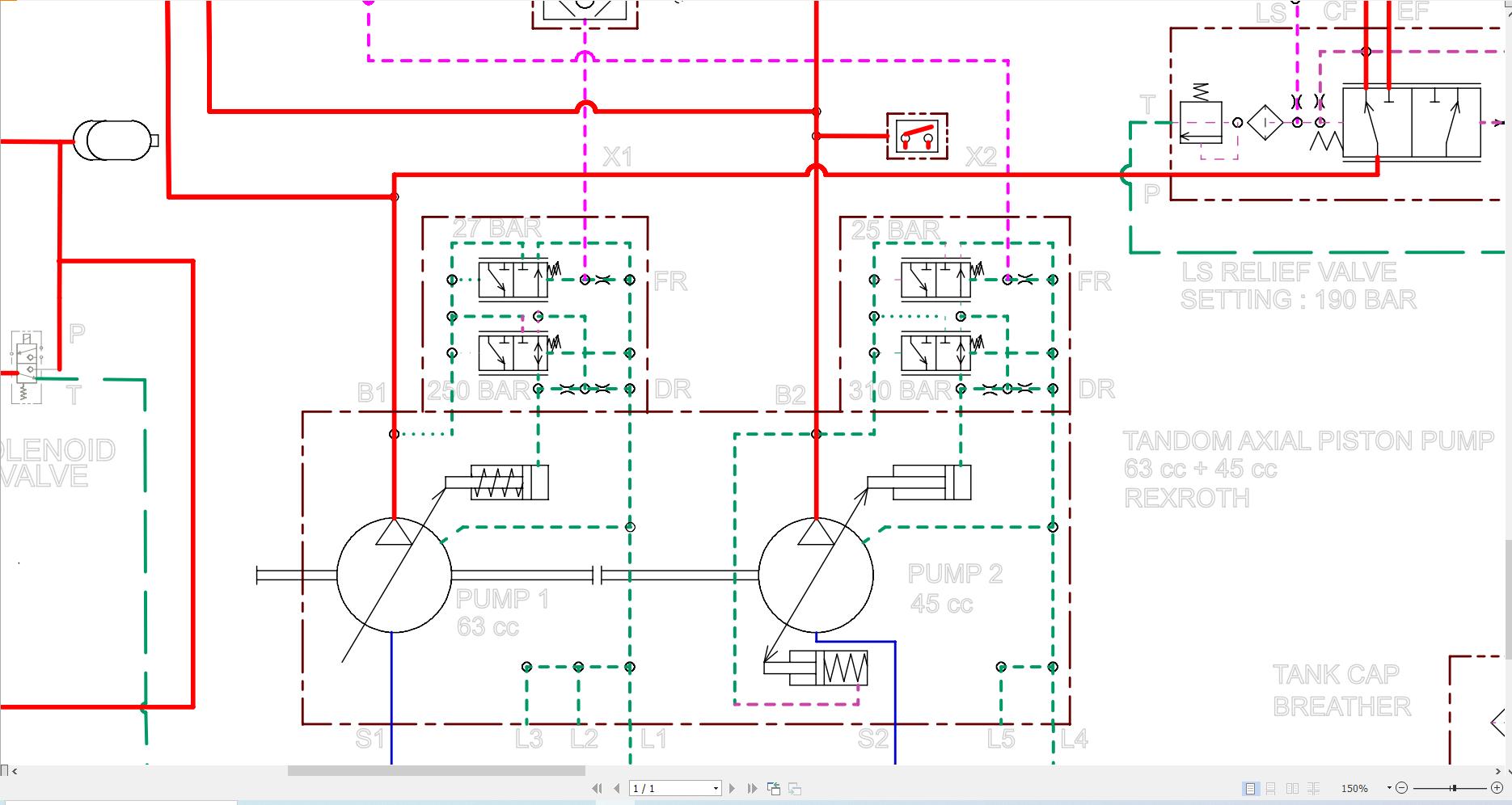 JCB Wheel Loader 455 4 CEV Stage IV 2020 2024 Electrical and Hydraulic Diagram (3)