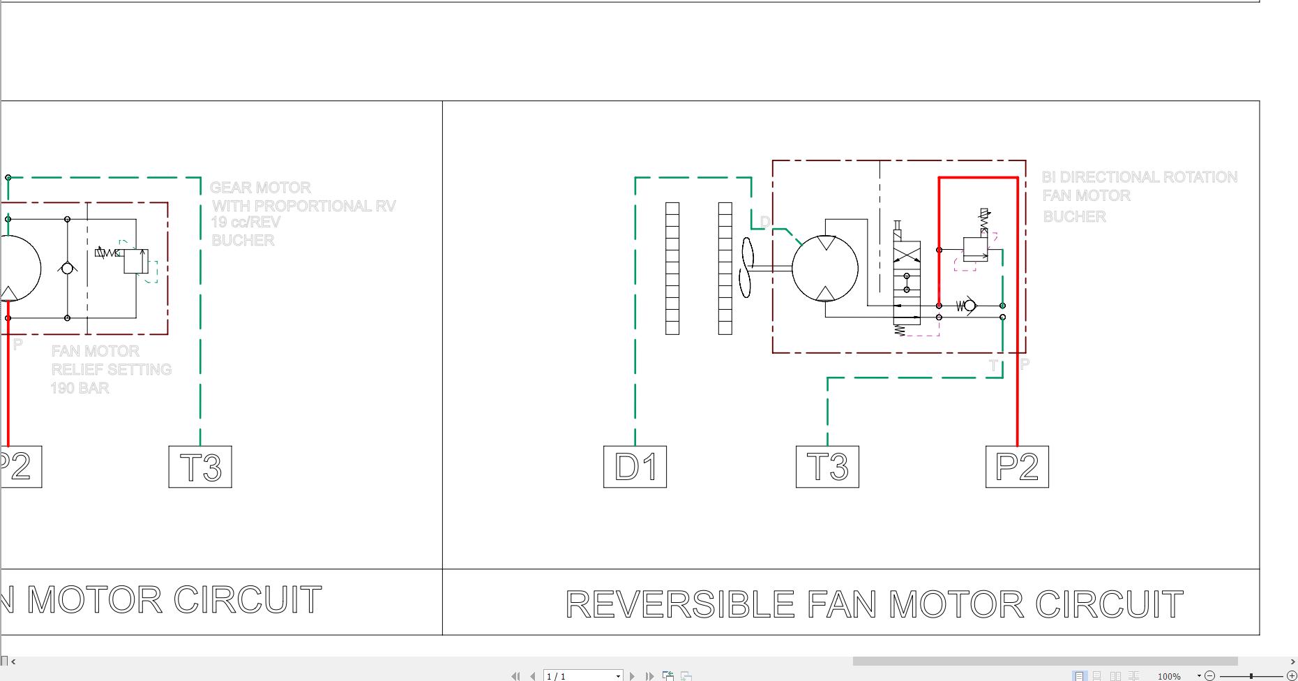 JCB Wheel Loader 455 5 CEV Stage V 2022 2025 Hydraulic Diagram (2)