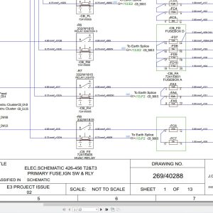 JCB Wheel Loader 456 T2 2005 2022 Electrical and Hydraulic Diagram (1)