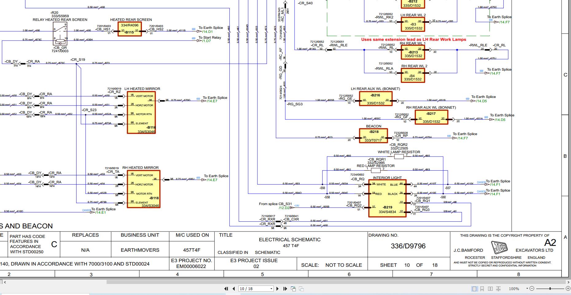 JCB Wheel Loader 457 T4i 2012 2017 Electrical and Hydraulic Diagram (1)