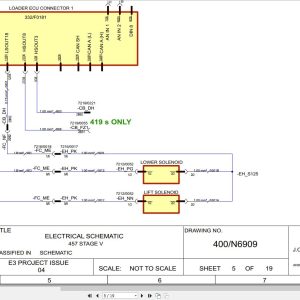 JCB Wheel Loader 457HT T4F STV 2019 2025 Electrical and Hydraulic Diagram (1)