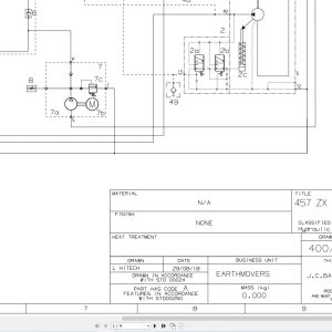 JCB Wheel Loader 457S T4F STV 2021 2025 Electrical and Hydraulic Diagram (1)
