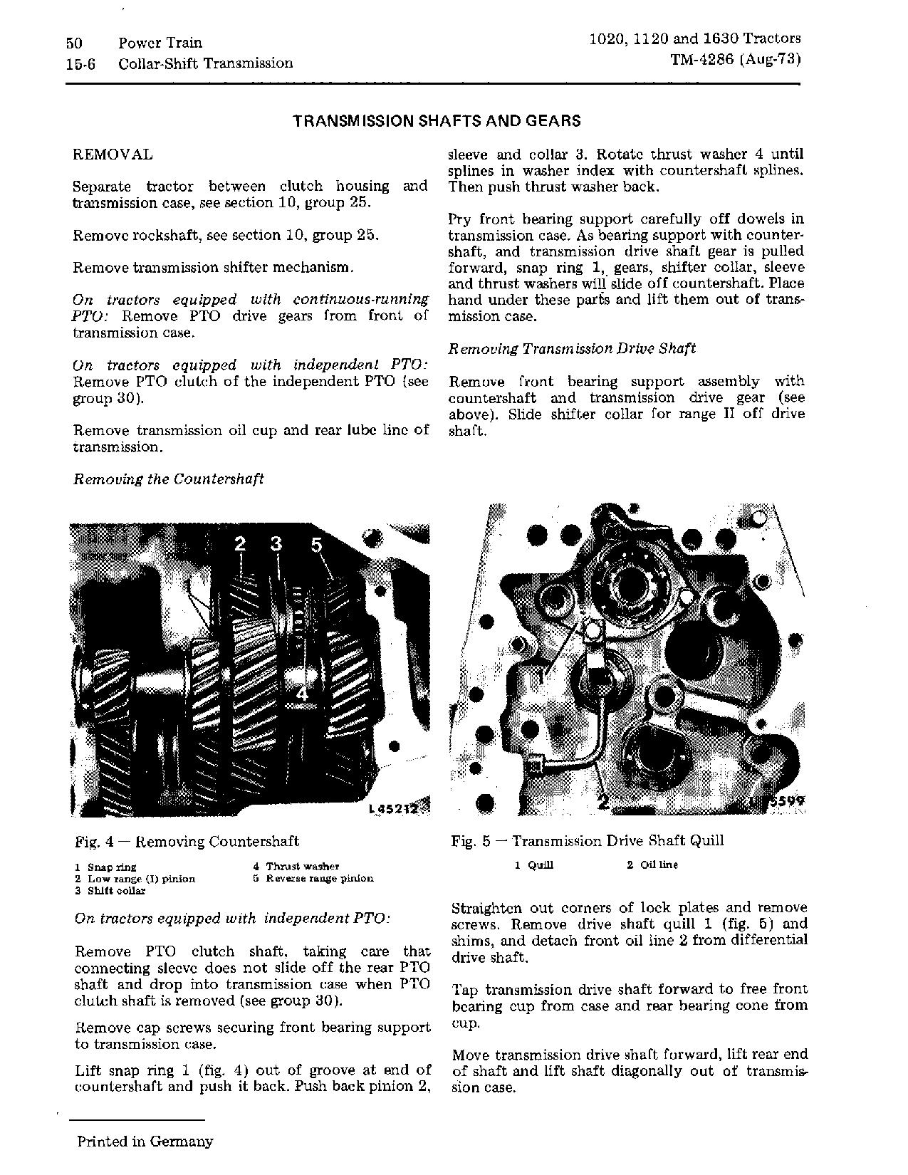 John Deere 1020 1120 1630 Tractors Technical Manual TM4286 (3)