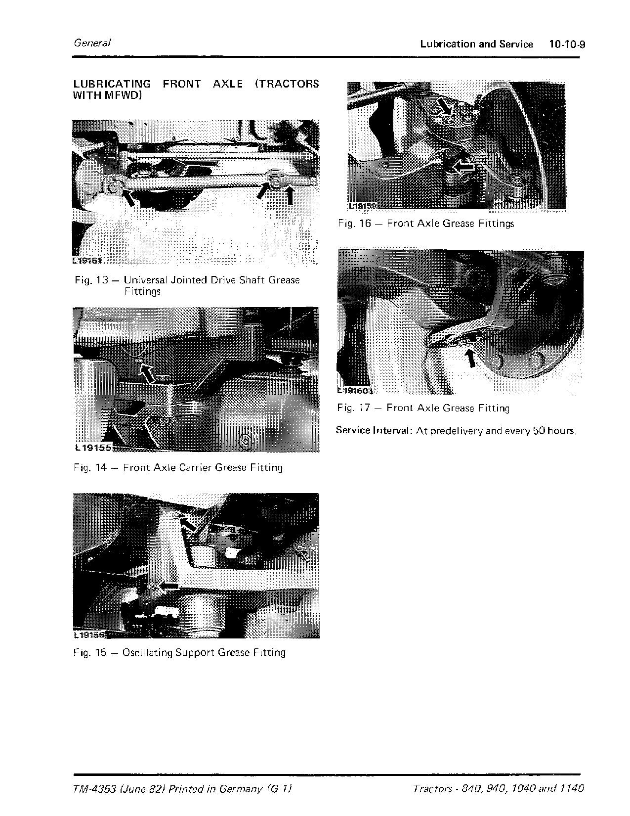 John Deere 1040 1140 840 940 Tractors Technical Manual TM4353 (2)