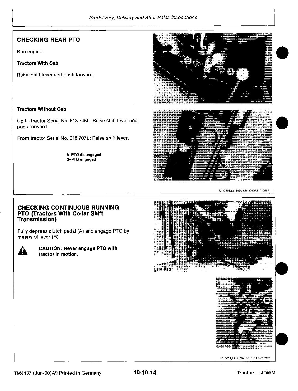 John Deere 1350 1550 1750 1850 1850N 1950 1950N Tractors Repair Manual TM4437 (2)