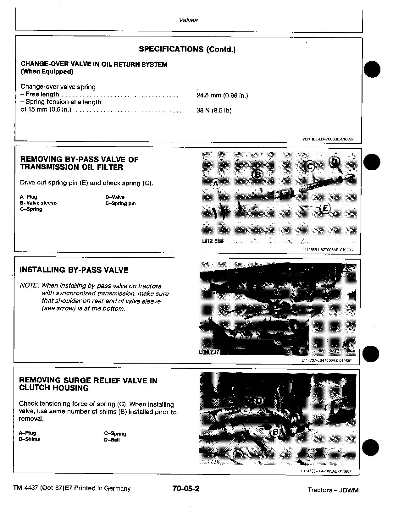 John Deere 1350 1550 1750 1850 1850N 1950 1950N Tractors Repair Manual TM4437 (4)