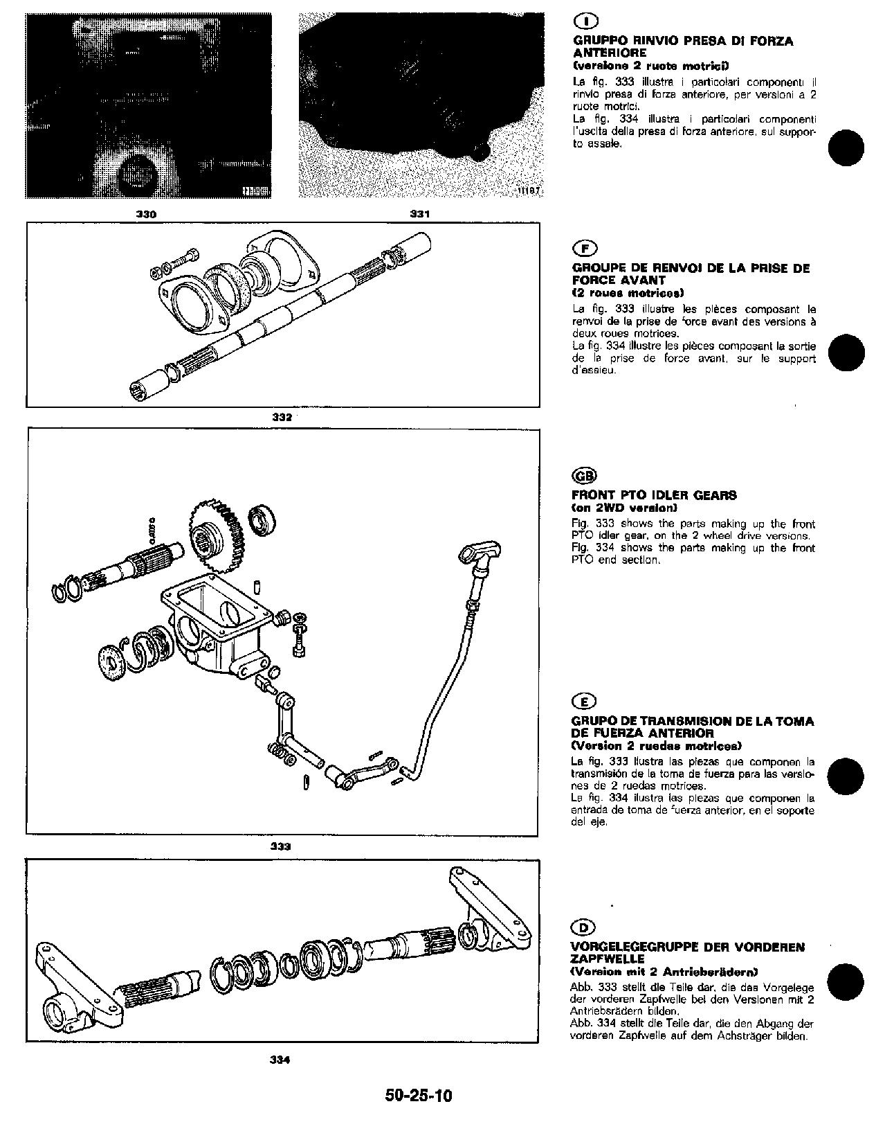 John Deere 1445F 1745F 1845F 2345F Tractors Technical Manual TM4481 (4)