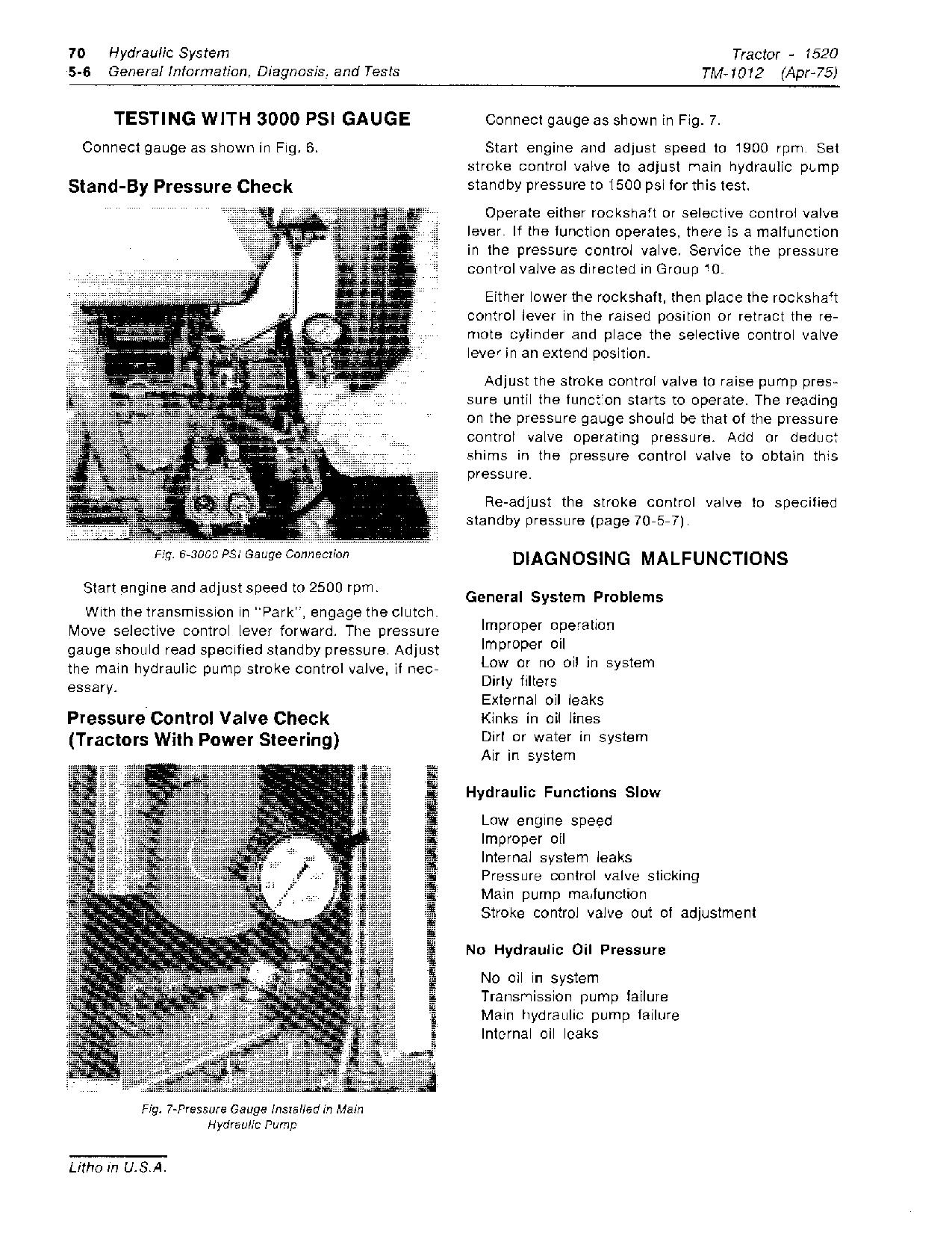 John Deere 1520 Tractors Technical Manual TM1012 (4)