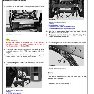 John Deere 1654 1854 2054 2104 China 6165J 6185J 6205J 6210J Asia Tractors Repair Manual TM802319 (4)
