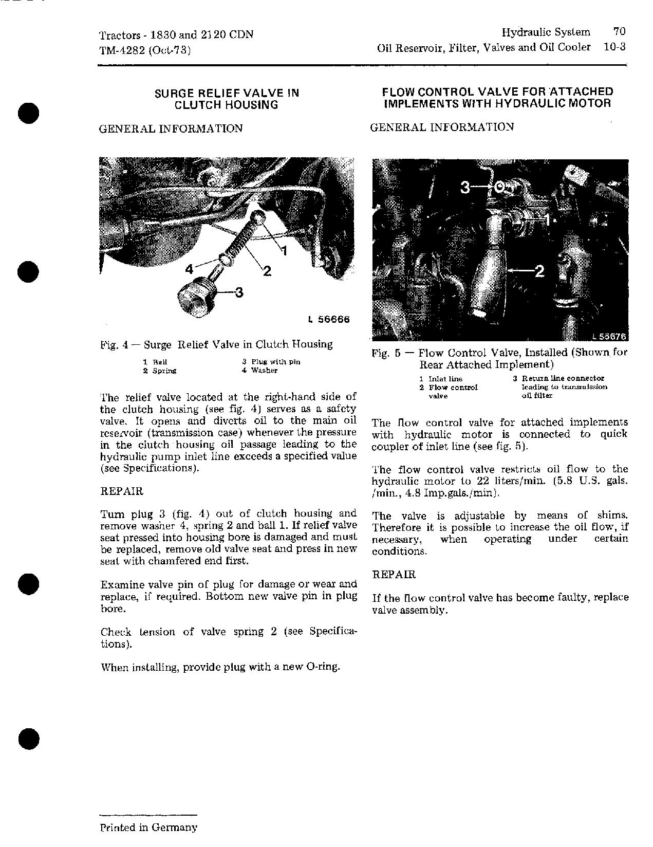 John Deere 1830 2120 Tractors Technical Manual TM4282 (4)