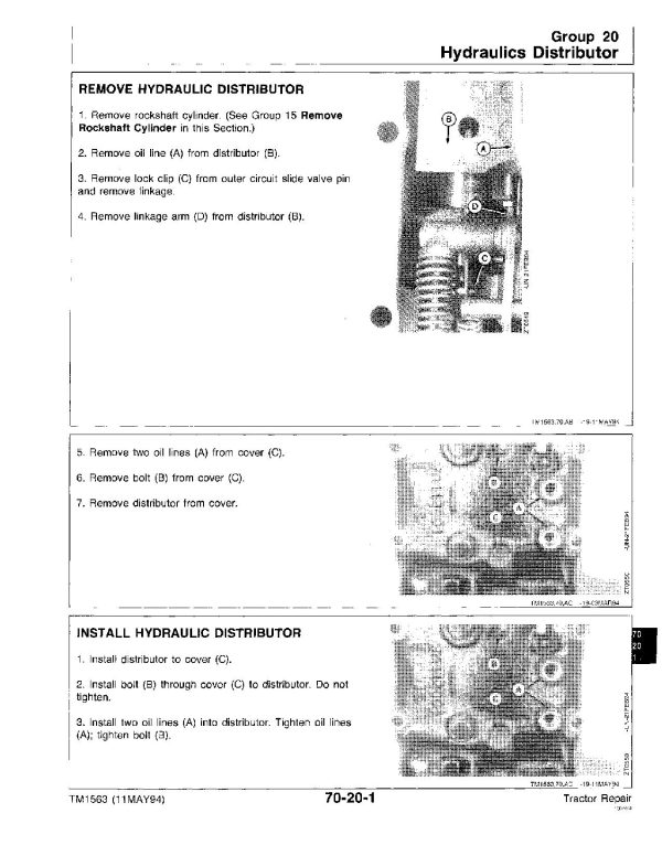 John Deere 2000 2100 2200 2300 2400 Tractors Technical Manual Tm1563 (4)