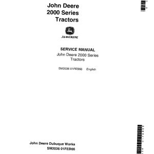 John Deere 2010 Tractors Service Manual SM2036 (1)