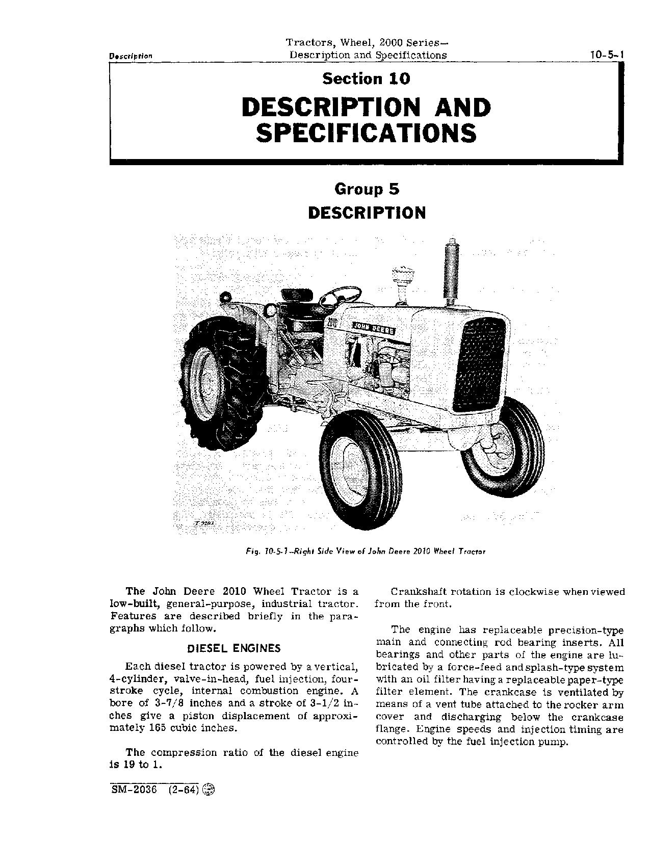 John Deere 2010 Tractors Service Manual SM2036 (2)