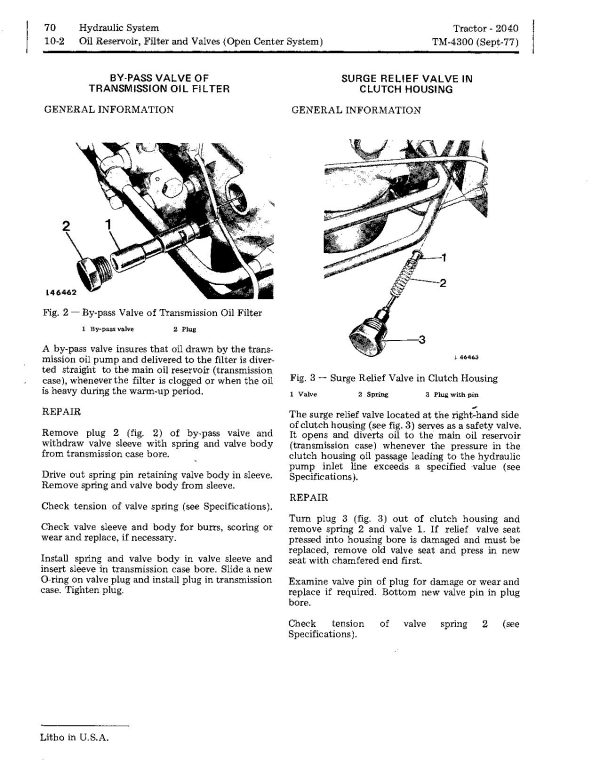 John Deere 2040 Utility Tractors Technical Manual Tm4300 (4)