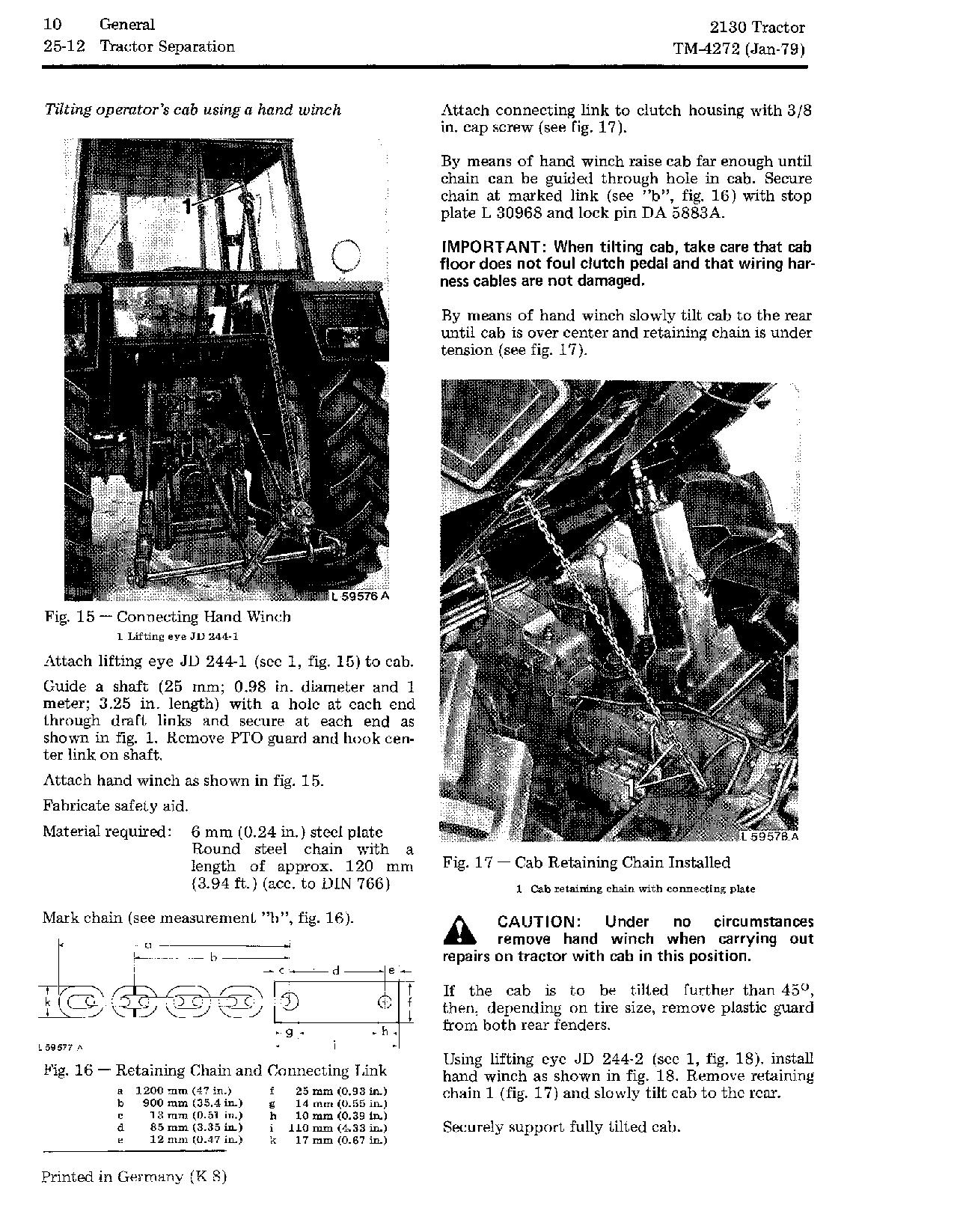 John Deere 2130 Tractors Technical Manual TM4272 (2)
