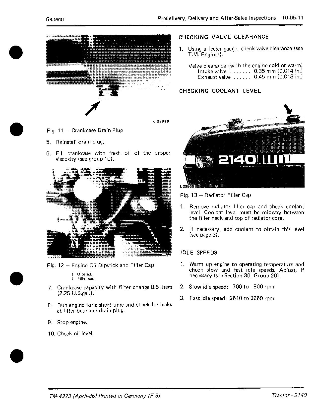 John Deere 2140 Tractors Technical Manual TM4373 (2)