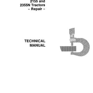 John Deere 2155 2355N Tractors Repair Manual TM4435 (1)