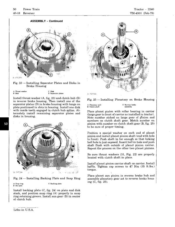 John Deere 2240 Utility Tractors Technical Manual Tm4301 (3)