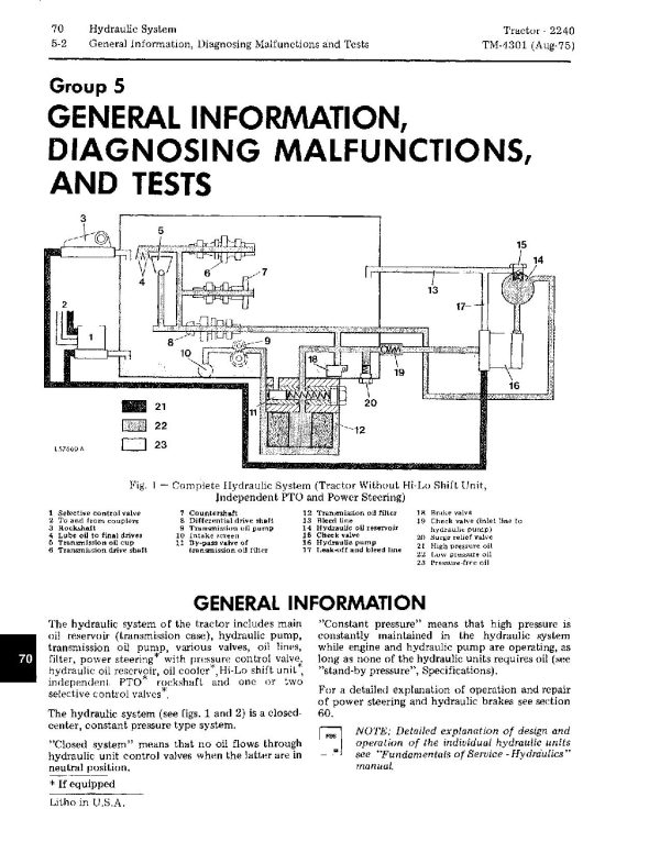 John Deere 2240 Utility Tractors Technical Manual Tm4301 (4)