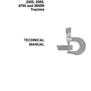 John Deere 2355 2555 2755 2855N Tractors Repair Manual TM4434 (1)