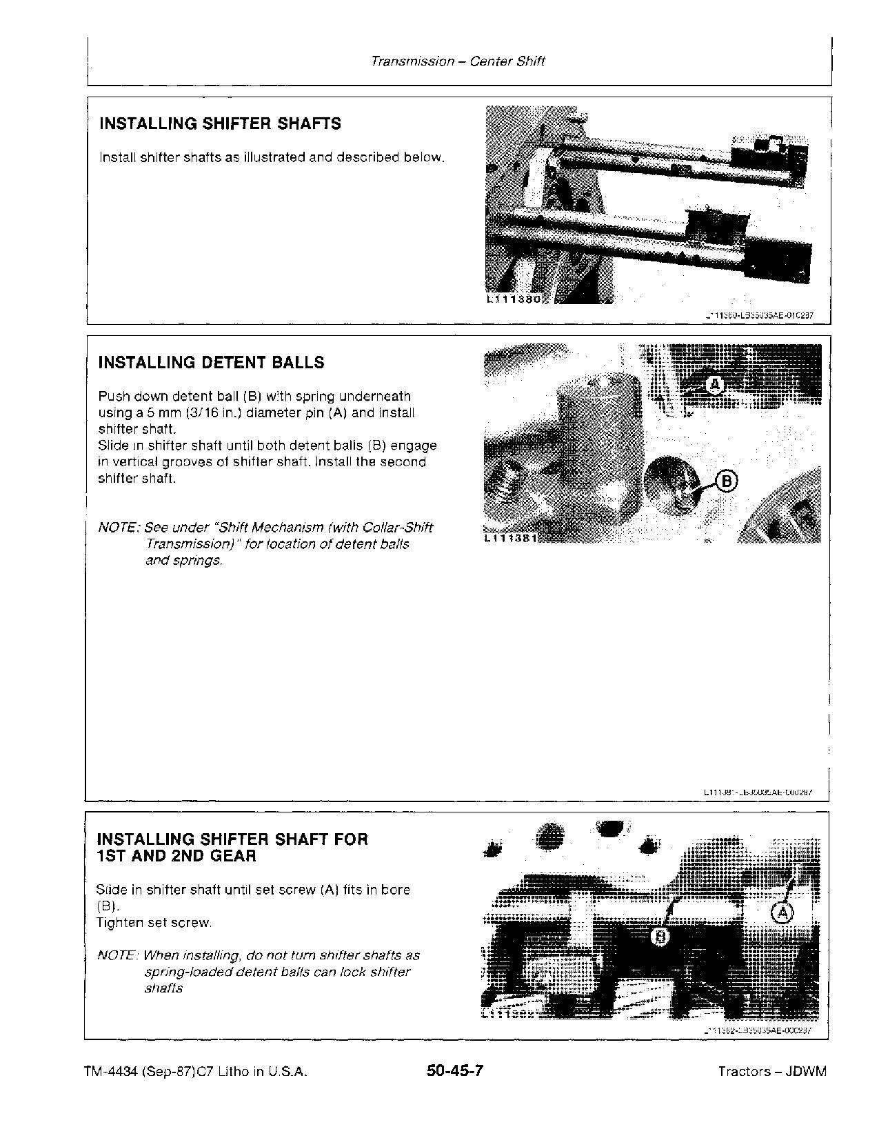 John Deere 2355 2555 2755 2855N Tractors Repair Manual TM4434 (3)