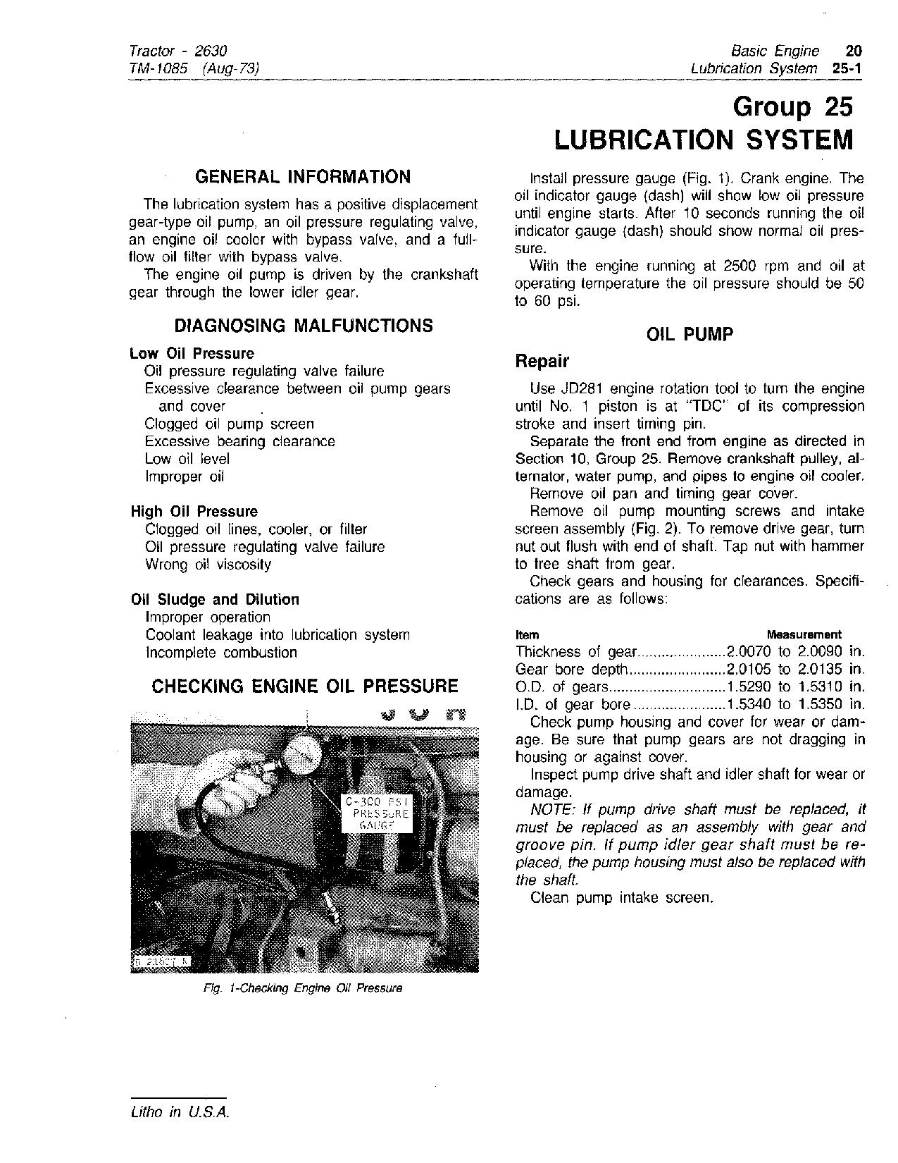 John Deere 2630 Utility Tractors Technical Manual TM1085 (3)