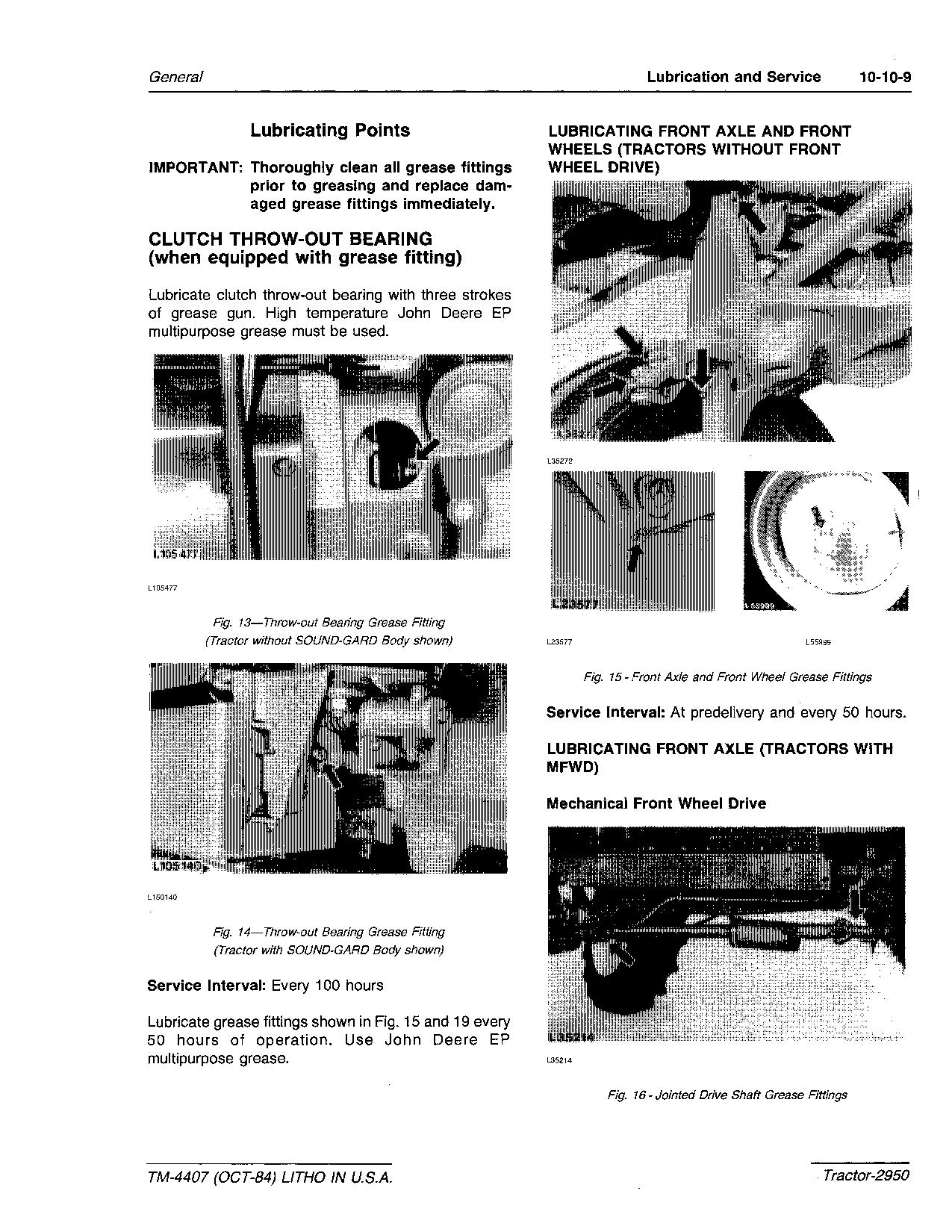 John Deere 2950 Tractors Technical Manual TM4407 (2)