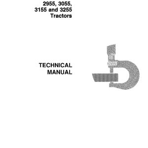 John Deere 2955 3055 3155 3255 Tractors Repair Manual TM4449 (1)