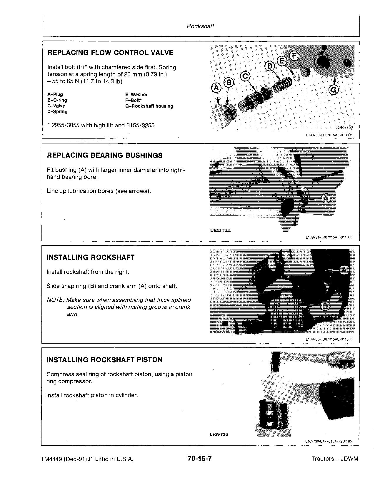 John Deere 2955 3055 3155 3255 Tractors Repair Manual TM4449 (4)