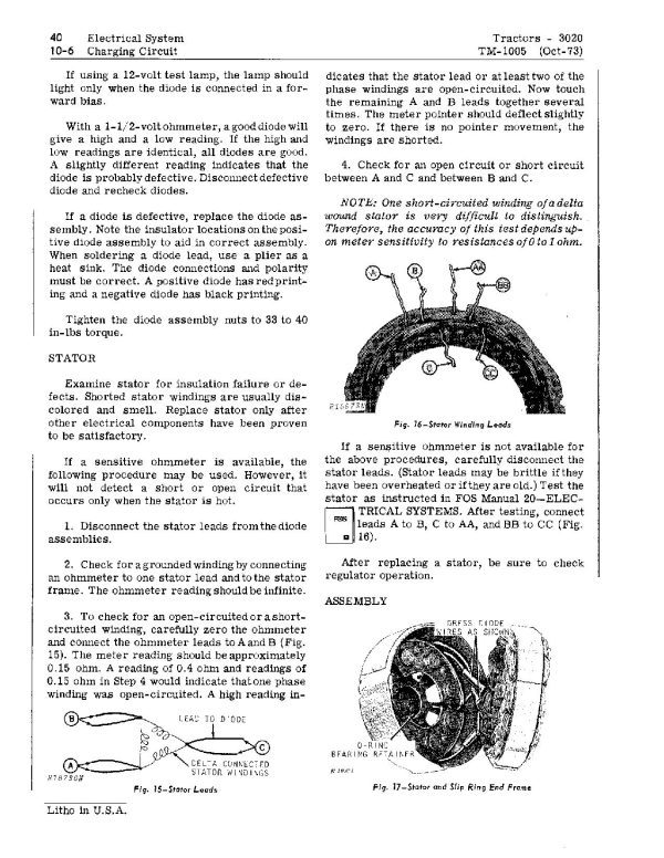 John Deere 3020 Tractors Technical Manual Tm1005 (4)