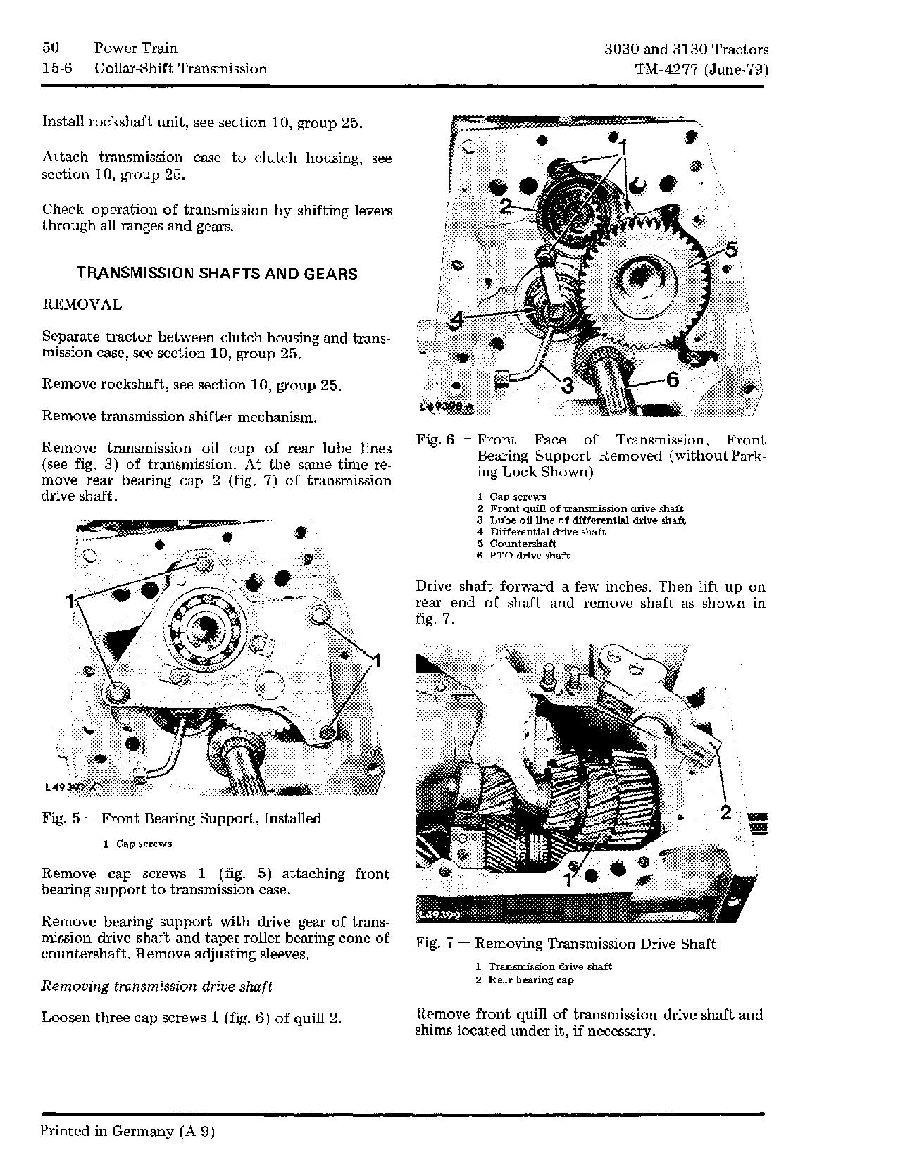 John Deere 3030 3130 Tractors Technical Manual TM4277 (4)