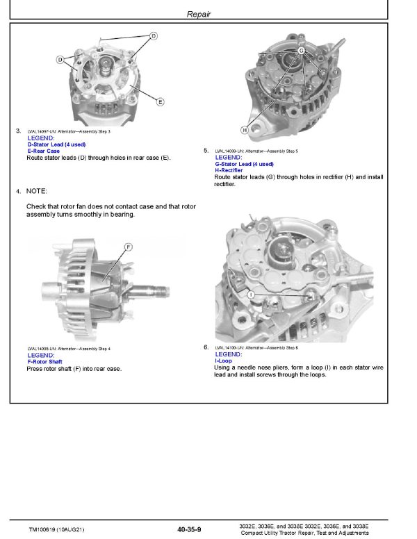 John Deere 3032E 3036E 3038E Utility Tractors Technical Manual TM100619 John Deere 3032E 3036E 3038E Utility Tractors Technical Manual Tm100619 (3)