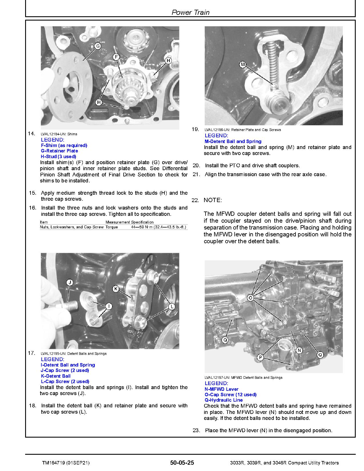 John Deere 3033R 3039R 3046R Tractors Technical Manual TM164719 (2)
