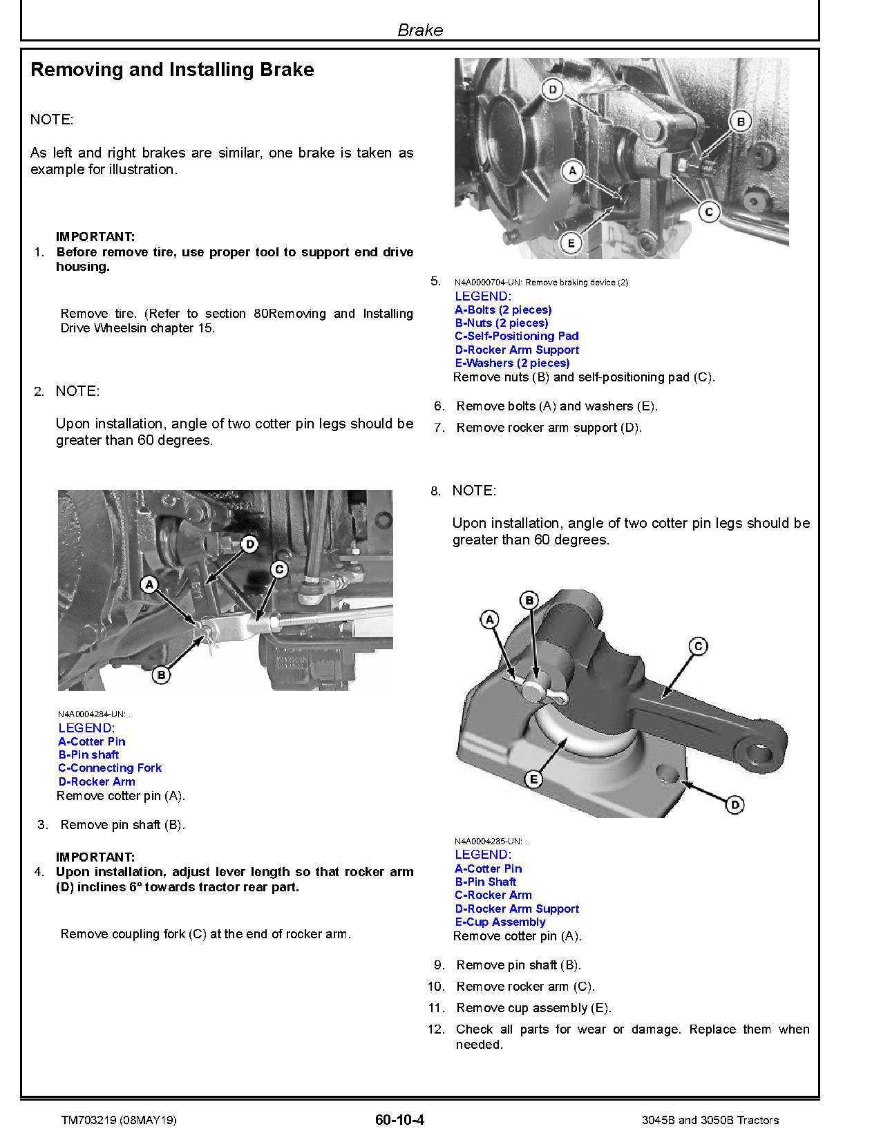 John Deere 3045B 3050B Tractors Technical Manual TM703219 (3)