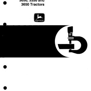 John Deere 3050 3350 3650 Tractors Repair Manual TM4443 (1)
