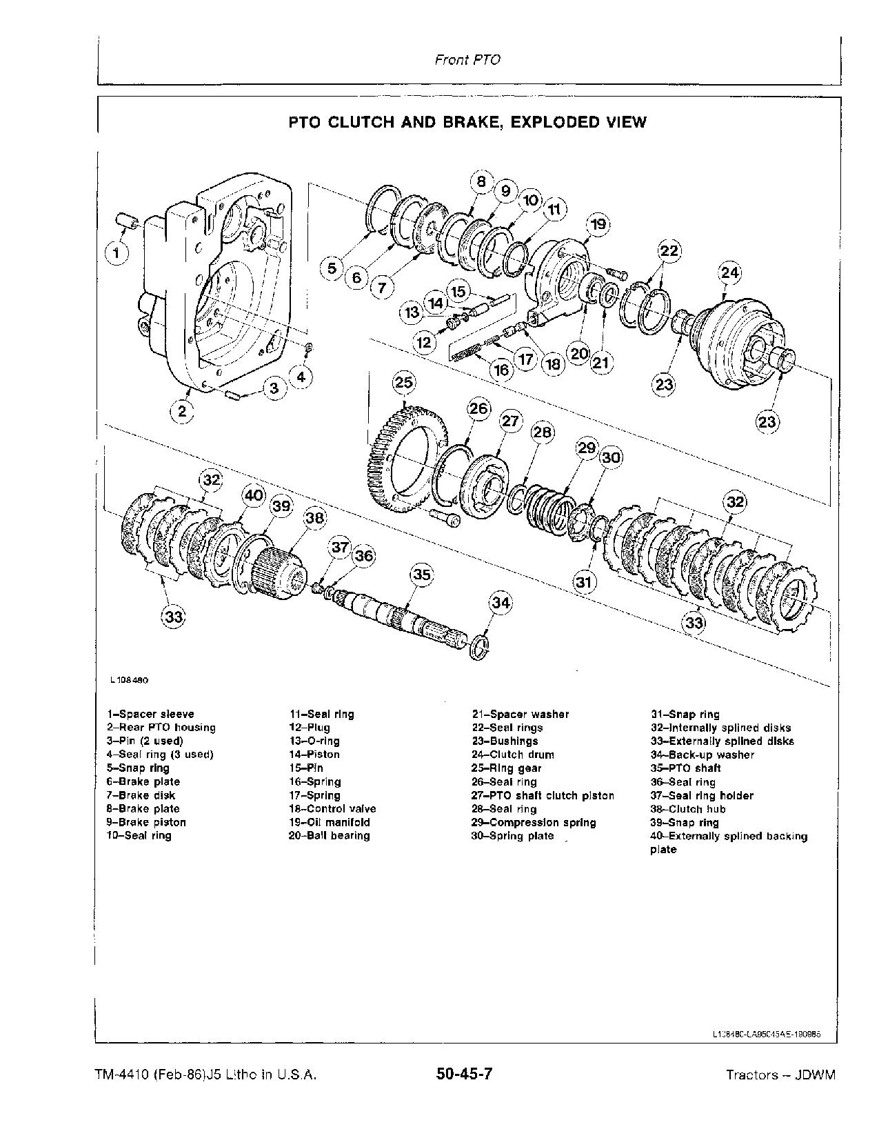 John Deere 3150 Tractors Technical Manual TM4410 (3)