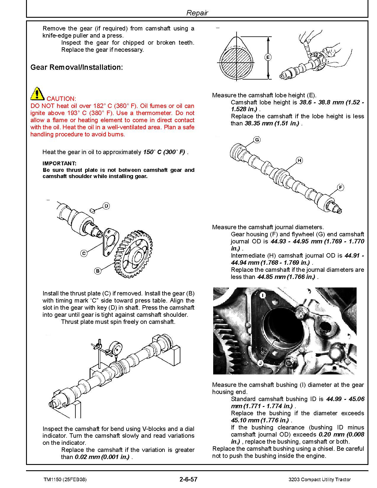 John Deere 3203 SN. from 100001 Compact Utility Tractors Technical Manual TM1150 (3)