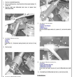 John Deere 3320 3520 3720 Compact Utility Tractors with Cab Repair Test Adjustments Technical Manual TM2365 (4)