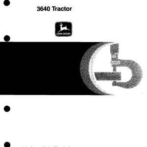 John Deere 3640 Tractors Technical Manual TM4419 (1)