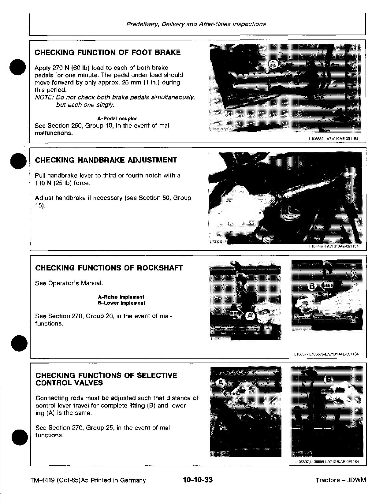 John Deere 3640 Tractors Technical Manual TM4419 (2)