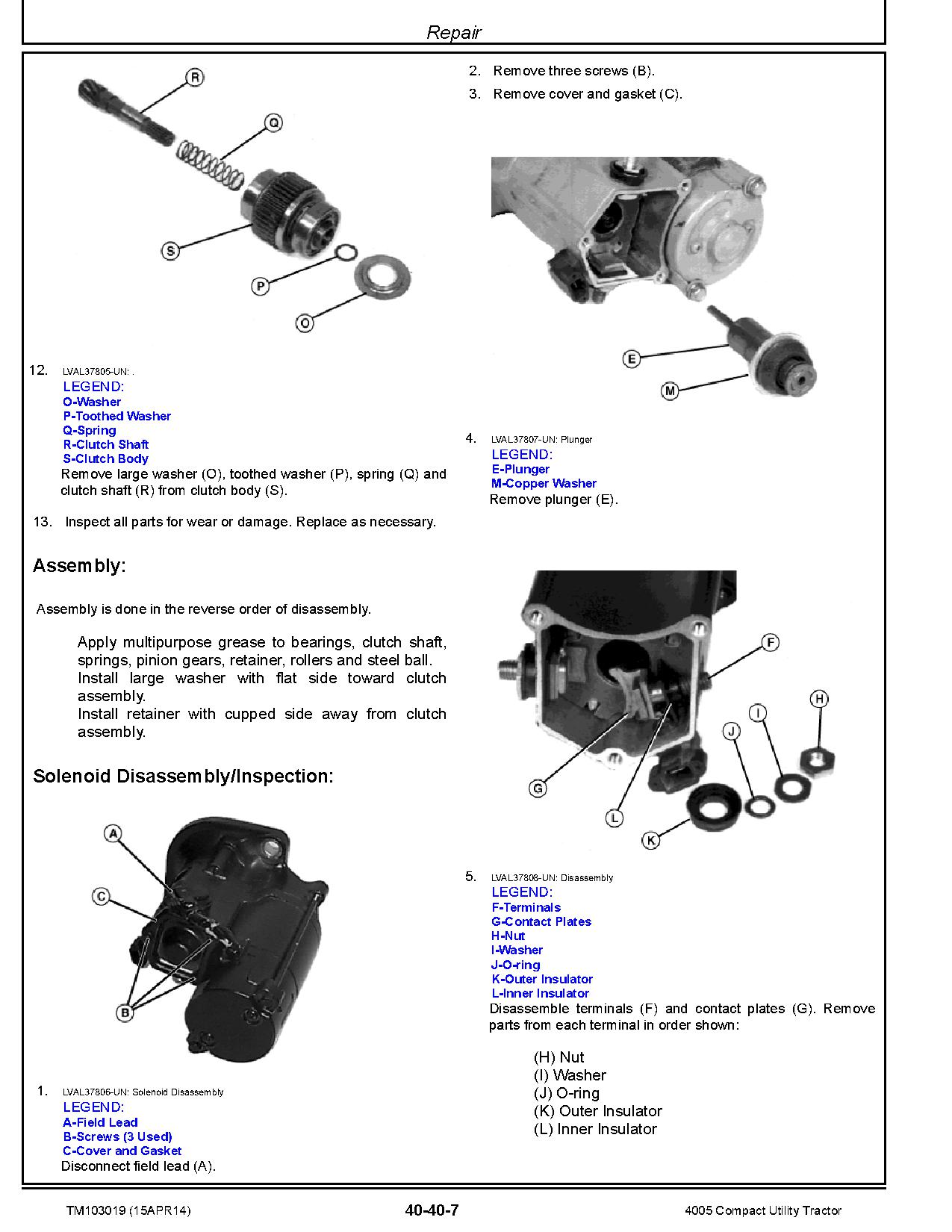 John Deere 4005 Compact Utility Tractors Technical Manual TM103019 (3)