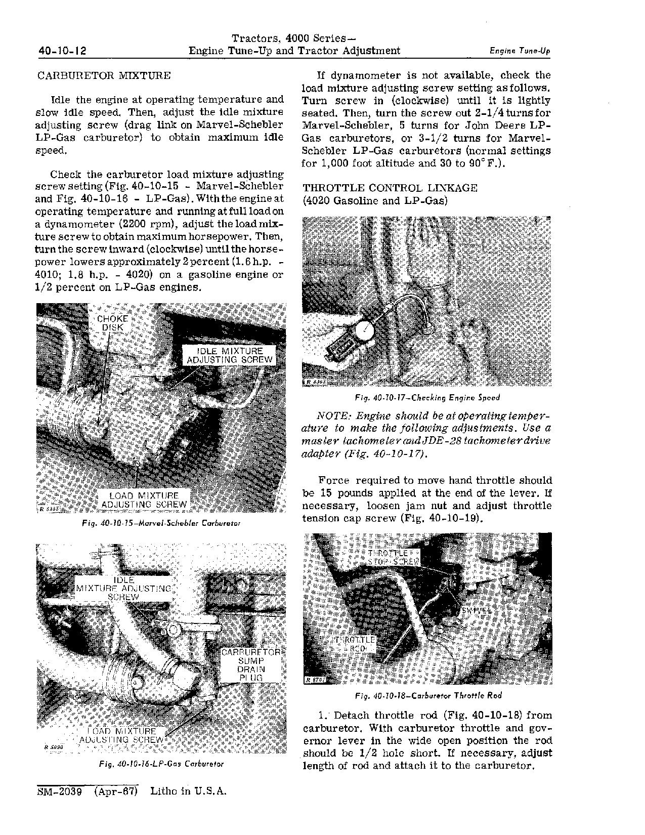 John Deere 4010 4020 Tractors Service Manual SM2039 (4)