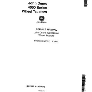John Deere 4010 Tractors Service Manual SM2042 (1)