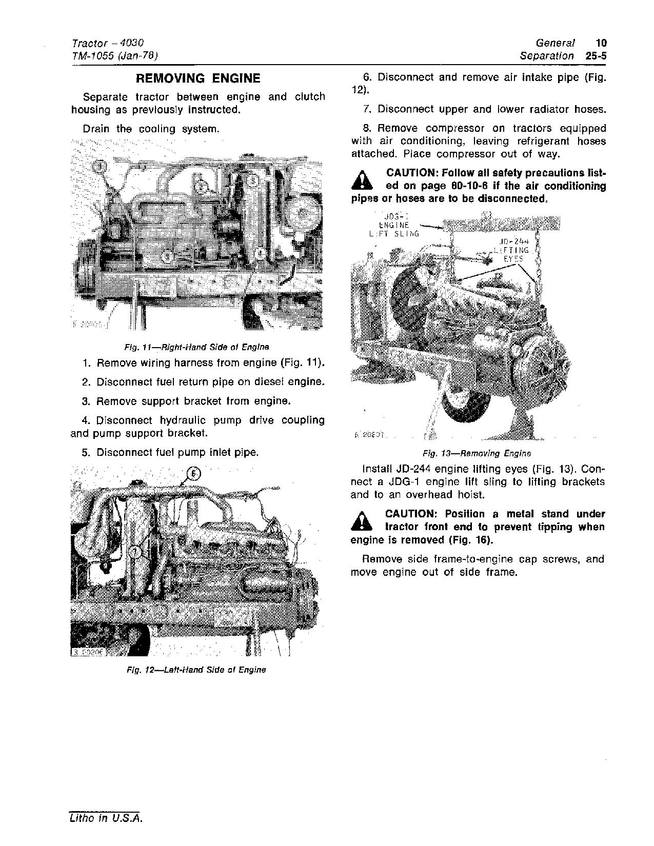 John Deere 4030 Row Crop Tractors Technical Manual TM1055 (2)