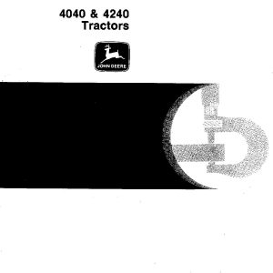 John Deere 4040 4240 Row Crop Tractors Technical Manual TM1181 (1)